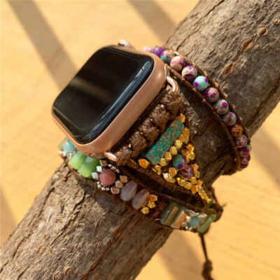 Boho Beaded 42/44/45mm Strap for Apple Watch Series 10 9 8 7 6 5 4 3 2 49mm Band