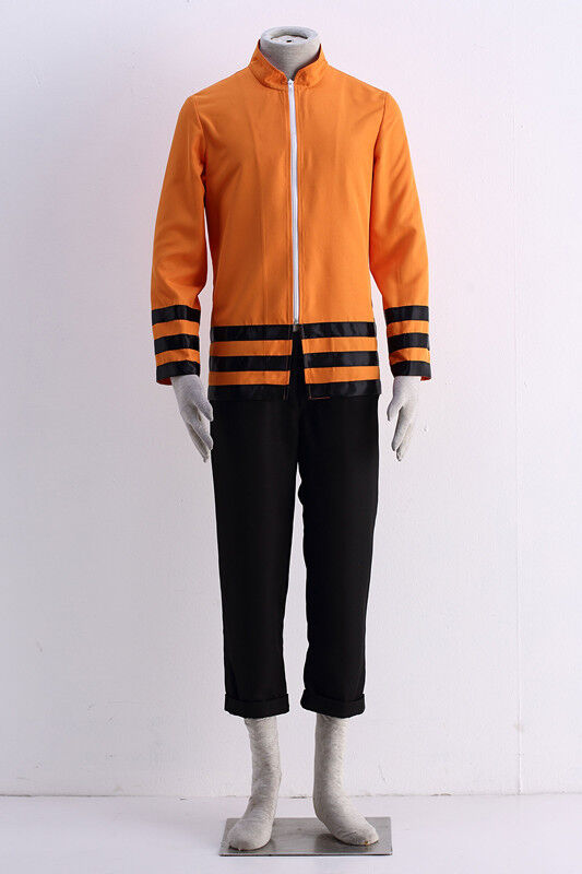 Anime Naruto Uzumaki 7th Hokage Orange Jacket