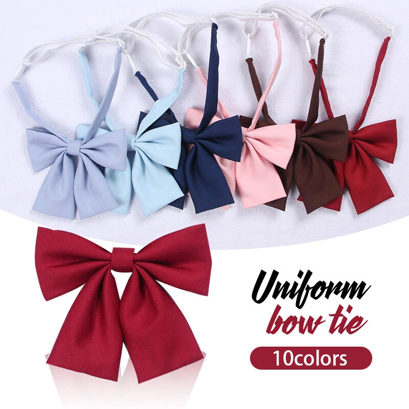 Милый японский школьниц JK униформа галстук-бабочка чисто цвета Лолита галстук косплей - Изображение 3 из 4