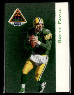 1997 Playoff First & Ten #XP-3 Brett Favre Xtra Point Green