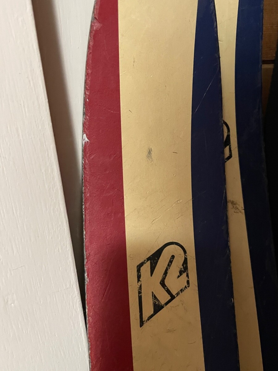 Vintage 1970s K2 Skis J Two USA Red, White & Blue 150's | eBay