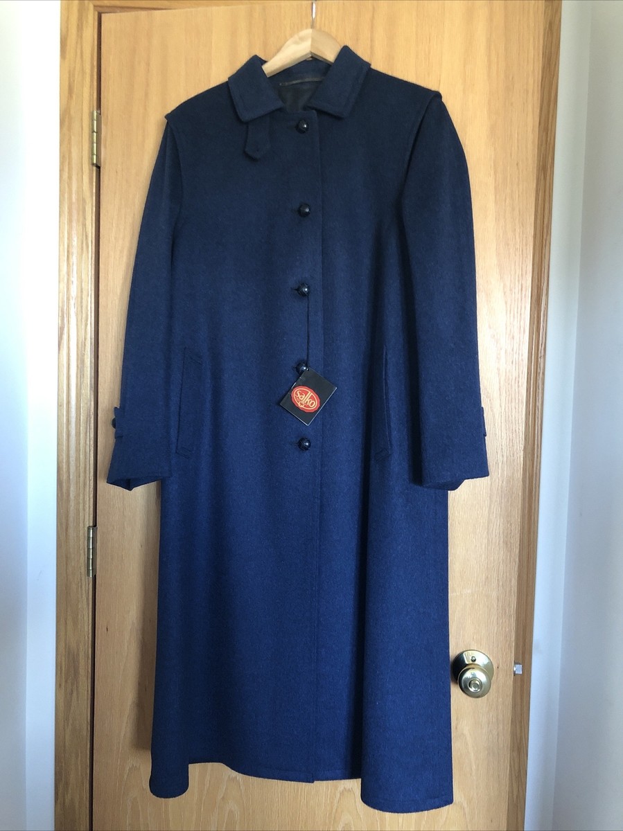 SALCO Coat size42 made in Italy/NAVY