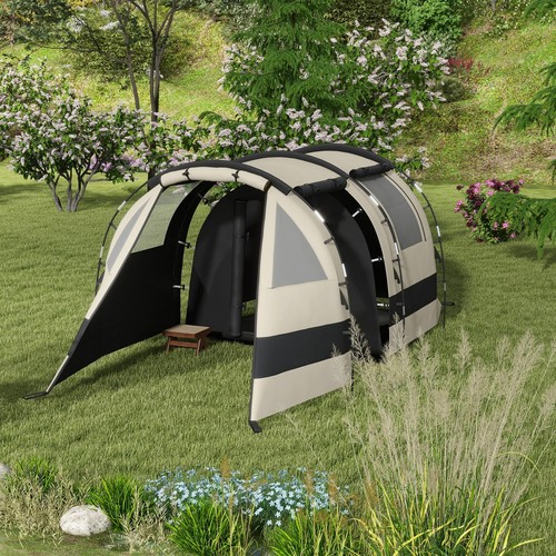 4-5 Person Camping Tent, Blackout Tent with Bedroom and Living Room - Picture 44 of 46