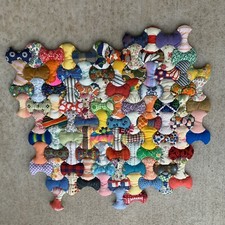 Wallhanging Multicolored Home Decor Homemade Stitched Filled Small Art Unique