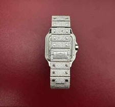 Cartier Santos de Cartier WHSA0015 | Iced Out, Diamonds 6