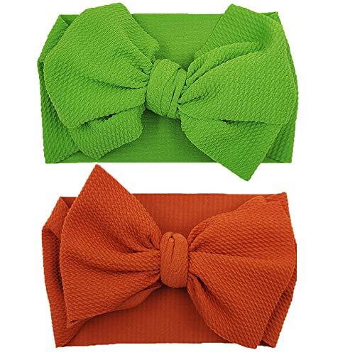 Big Bows Baby Girl Headbands with Bows Elastics Nylon Hairbands KK10-1 - Picture 2 of 6