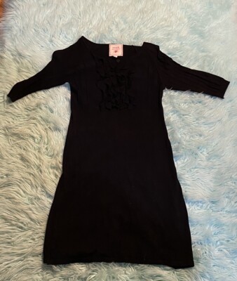 pink republic black dress Juniors' Pink Republic Solid Strappy Trapeze Dress