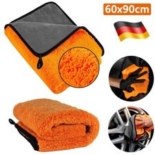 Auto Trockentuch XXL Microfasertuch Autopflege 1400GSM Poliertuch 60x90cm