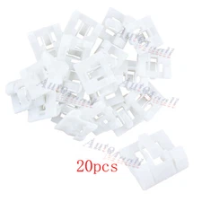 20 Window Belt Moulding Clip Wht Nylon Retainer Fastener For Honda 91510-SR3-003