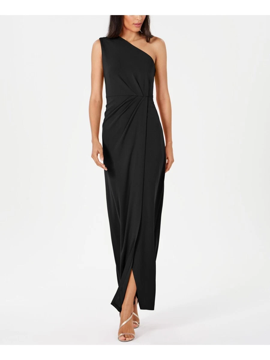 Calvin klein black formal best sale dress