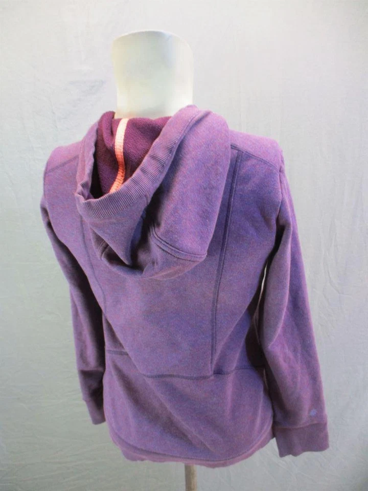 Толстовка с капюшоном Athleta размер XL/14 для девочек фиолетовая активная хлопковая на молнии 7Y249 - Изображение 4 из 4