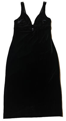 Express NWT Perfect Little Black Velour Elegant Party Dress Women 4 MSRP $79.90