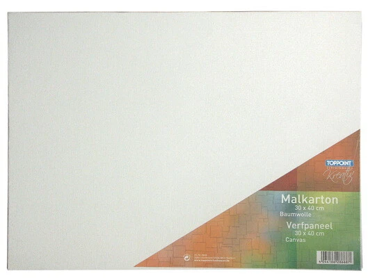 STYLEX SCHREIBWAREN 10x Malkarton 30x40cm Malpappe