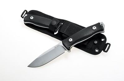 LionSteel M5 G10 Satin Outdoormesser Bushcraft Fahrtenmesser Gürtelmesser Messer