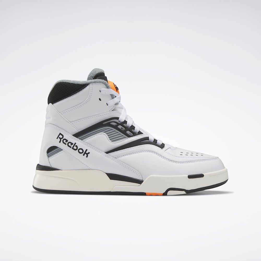 Reebok Pump TZ Twilight Zone HQ8803 White Black Orange | eBay
