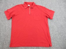 Bogner Polo Shirt Mens Adult 50 Red Preppy Casual Rugby Golf Zip Portugal