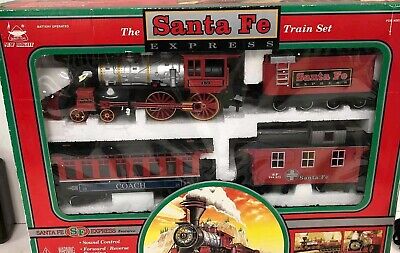 New Bright Industrial Toys SANTA FE Express TRAIN SET w New Bright Industrial Toys SANTA FE Express TRAIN SET w