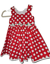 Vintage Red White Poka Dot Girls Dress/ B.T Kids/ Girls Easter Dress/ Apparel