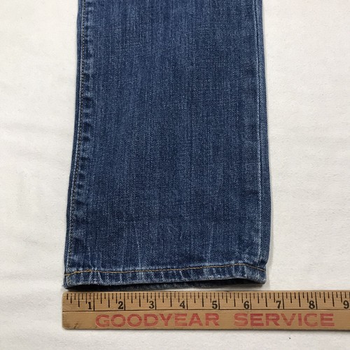 BIG STAR Kate Jeans Women 28R (31x31) Light Wash Whisker Stretch Denim Straight - Picture 17 of 18