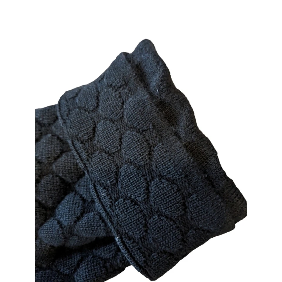 COS Black Textured Button Front Cardigan - Image 3 of 4