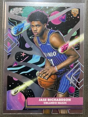 2025 Topps Chrome Cosmic - Jase Richardson #144 - Orlando Magic