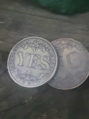 YES/NO COIN SOLD WITH EXTRA YES/YES COIN TO USE FOR PARTY TRICKS SLIGHT OF HAND 