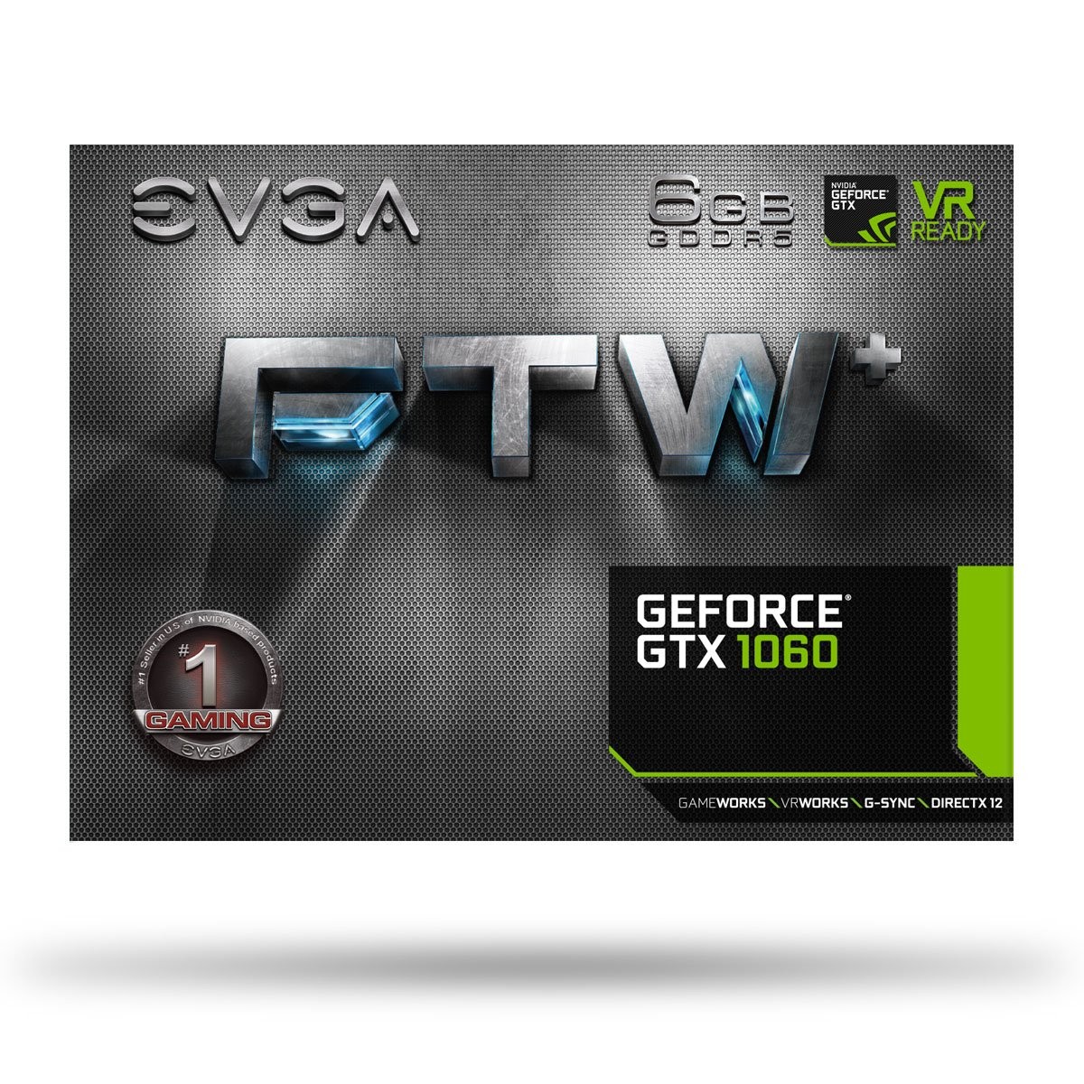 EVGA GeForce GTX 1060 6GB FTW+ GAMING ACX 6GB GDDR5, LED, DX12 OSD-----