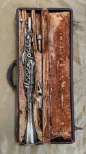 EARLY VINTAGE 1919-20 AMERICAN STANDARD’ METAL CLARINET - THE H.N. WHITE CO.