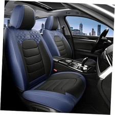 Car Seat Covers, Leather Seat Covers, Front Seat Covers Frontpair Blue Black