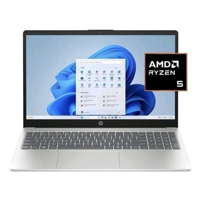 HP 15.6'' FHD IPS Touch Windows Laptop AMD Ryzen 5 7520U 8GB R 1TB SSD Silver 