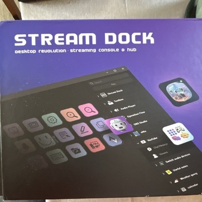 VSDINSIDE Stream Dock Wired Control Pad, Programmable Keys, Black QWERTY EN