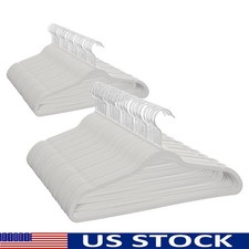 Non-Slip Velvet Ultra Slim Hangers 100 Pack Closet Organizer Space Saving New
