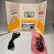 Kodak EasyShare CX7430 4.0 MP Digital Camera-Silver-PARTS OR REPAIR