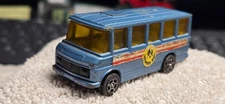 CORGI JUNIORS MERCEDES BENZ BUS IN BLUE SCHOOL BUS