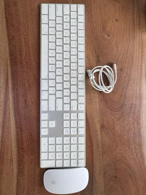 Apple Magic Keyboard with Numeric Keypad + Magic Mouse   Perfect Condition