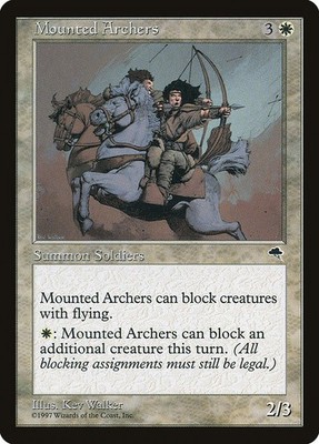[MTG] Mounted Archers (030) (TMP) HP-DMG