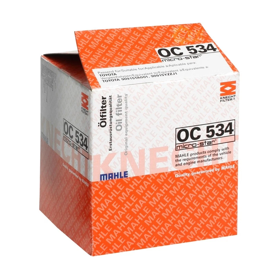 Original MAHLE / KNECHT Filtro de Aceite OC 601 Oil para Citroën C1 Pm _ Pn _ II - Imagen 2 de 3