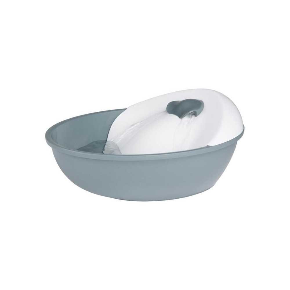 Fontaine à eau de salon EYENIMAL Classic Pet 1,75 L gris et blanc pour l'autonomie des animaux