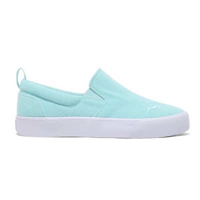PUMA Bari Comfort Slip On  Womens Blue Sneakers Casual Shoes 39378506