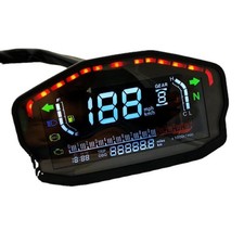 Universal Motorcycle Controller Adjustable Speedometer Odometer LCD Display