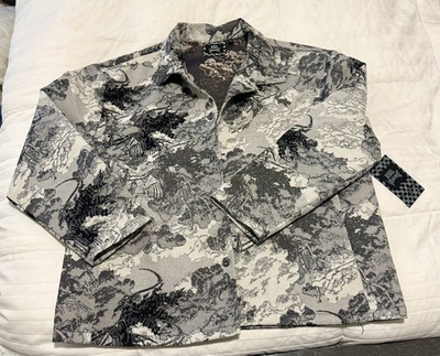 #ad #ad Rebel Vengeance Jacket XL Skeleton Horse Gothic Tapestry Designer Coat $39.99