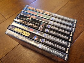 Joblot 8x SEGA Saturn Games - Sonic R - 3D - Sky Target - Panzer Dragoon & more!