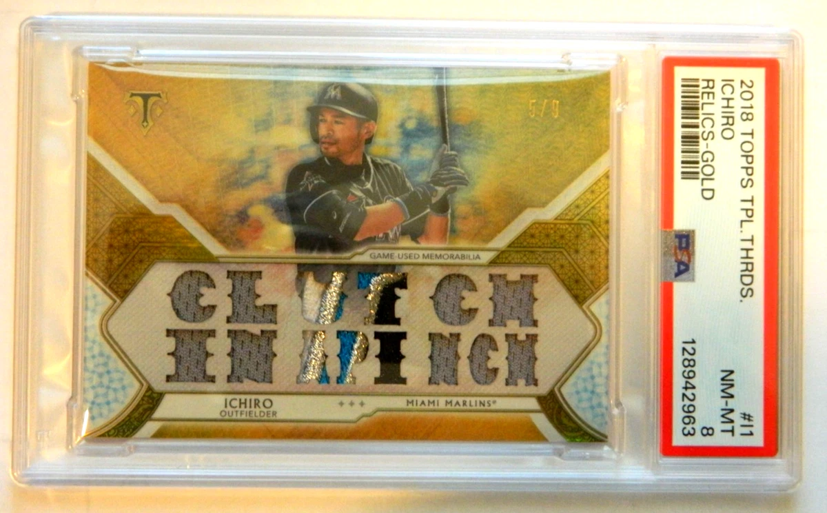 イチロー TRIPLE THREADS RELICS LEGEND Ichiro Suzuki Baseball Sports Trading Cards & Accessories