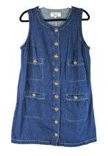 NEW, REFORMATION Tropez Denim Mini Dress in Salinas Size 10 #MD993