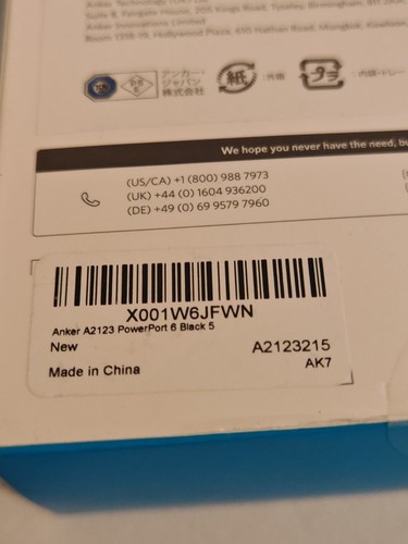 Anker A2123 6-Port USB Charger , Series 3, Brand New, Sealed Box - Picture 7 of 7