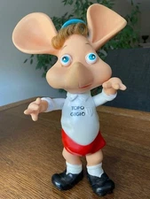 VINTAGE RARE TOPO GIGIO VINYL DOLL 1963 MARIA PEREGO ED SULLIVAN SHOW BOW TIE