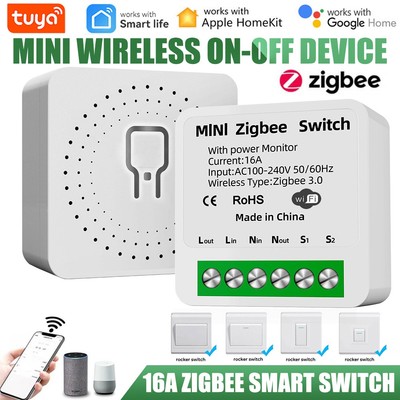 ZigBee 3.0 Tuya Smart Schalter modul Relais Lichtschalter Für Alexa Google Home