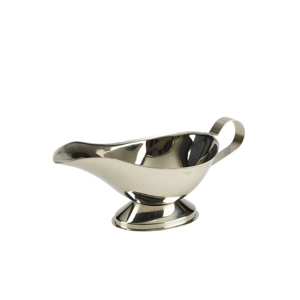 S/St Sauce Boat For Serving Gravy Or Sauces At The Table 450ml (16oz)