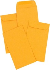 Coin Envelopes 25 Count Brown Kraft for Secure Storage