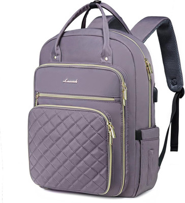 Water Resistant Laptop Backpack for Women with USB Charging Port